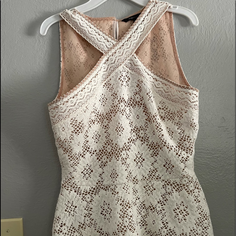 BCBG lace top.